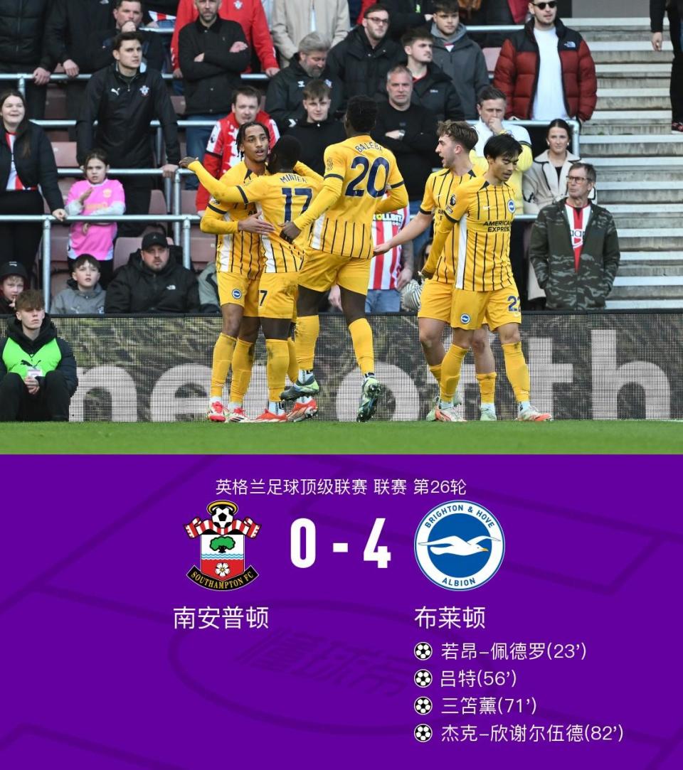 包含南安普顿连胜，积分榜排名稳步上升的词条